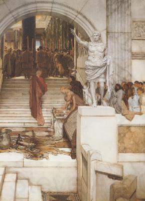 Alma-Tadema, Sir Lawrence After the Audience (mk23) Spain oil painting art